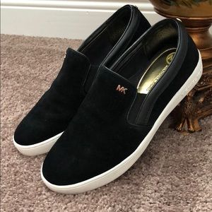 Michael Kors Black Swede shoes